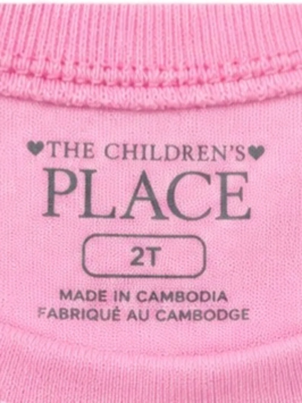 The Children's Place Pink Graphic Tee & White Graphic Tee | 2T